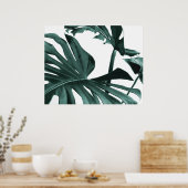Monstera Leaves Poster (Keuken)