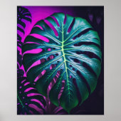 Monstera Leaves Poster (Voorkant)