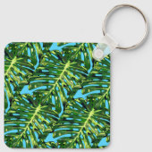 Monstera Leaves Sleutelhanger Gift Greenery (Achterkant)