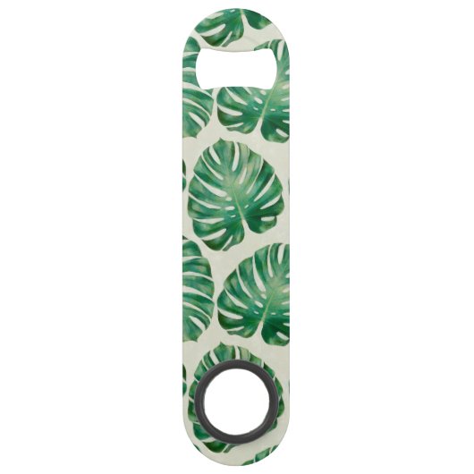 Monstera Leaves Speed Flessenopener (Achterkant)