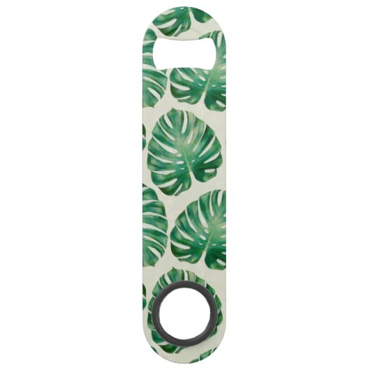 Monstera Leaves Speed Flessenopener (Voorkant)