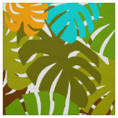 Monstera Leaves Stof (Swatch)