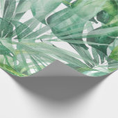 Monstera Leaves Tropical Cadeaupapier (Hoek)