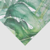 Monstera Leaves Tropical Tissuepapier (Detail)