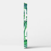 Monstera Leaves: Waterverf Oerwoud. Case-Mate iPhone Case (Achterkant / Links)