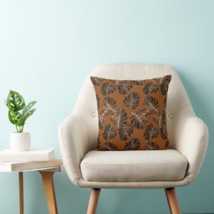 Monstera Leeuw Dierenprint Glam 3 Kussen