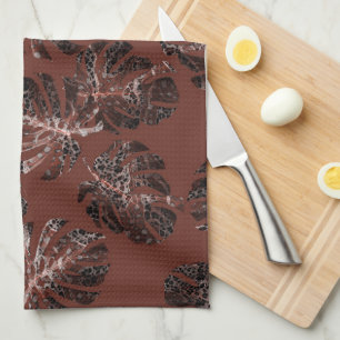 Monstera Leeuw Dierenprint Glam 7 Theedoek