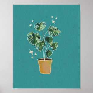 Monstera Ma Poster