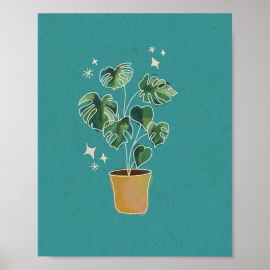 Monstera Ma Poster (Voorkant)