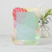 Monstera Madness Uitnodiging (Staand voorkant)