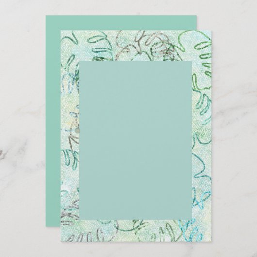 Monstera Madness Uitnodiging (Voorkant / Achterkant)