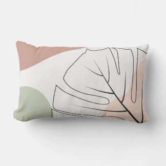 Monstera minimalist kussen