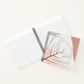 Monstera minimalist notitieboek (Binnen)