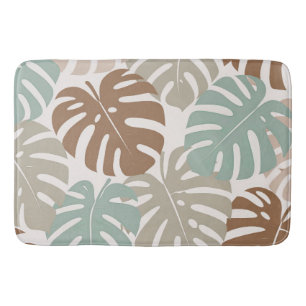 Monstera modern hawaii boho badmat