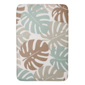 Monstera modern hawaii boho badmat (Voorkant Verticaal)