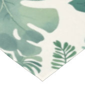 Monstera Mood – Tropisch blad patroon tafelkleed (Gekanteld)