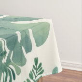 Monstera Mood – Tropisch blad patroon tafelkleed (Voorbeeld)