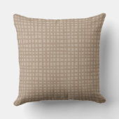 Monstera Moss Green Premium Throw Pillow Kussen (Achterkant)