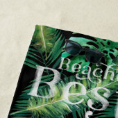 Monstera Palm Banana Tropical Leaves | Monogram Strandlaken (In situ)