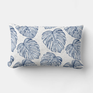Monstera Palm bladeren lumbaal kussen
