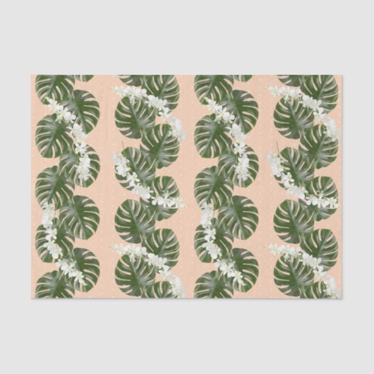 Monstera Palm Tissue Paper HALPIN CREATIVE Tissuepapier (Voorkant)