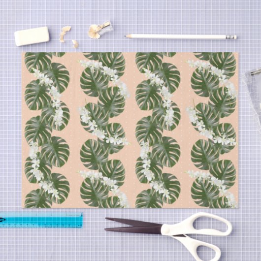 Monstera Palm Tissue Paper HALPIN CREATIVE Tissuepapier (Craft)