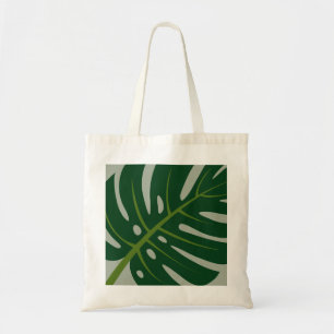 Monstera palmblad print canvas canvas tassen