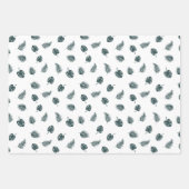 Monstera palmbladeren Tropisch patroon Inpakpapier Vel (Voorkant 3)