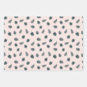 Monstera palmbladeren Tropisch patroon Inpakpapier Vel (Voorkant)