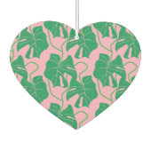 Monstera patroon in roze en groen luchtverfrisser (Achterkant)