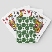 Monstera patroon  pokerkaarten (Achterkant)