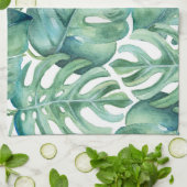 Monstera Pattern Theedoek (Gevouwen)