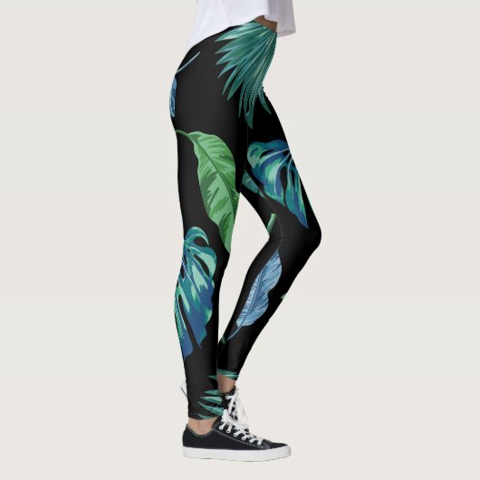 Monstera Philodendron House plant Leggings (Rechts)
