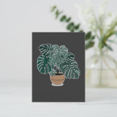 Monstera Plant Beauful Houseplant Briefkaart (Staand voorkant)