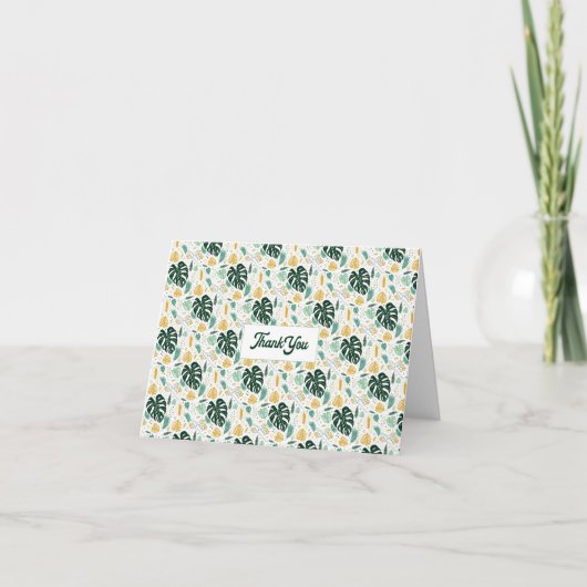 Monstera Plant Bedankkaart (Voorkant)
