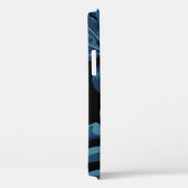 Monstera plant: blauw blad patroon. Case-Mate iPhone case (Achterkant / Rechts)