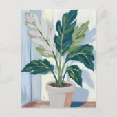 Monstera-Plant | Huisplant Groene Duim Schilderen Briefkaart (Voorkant)