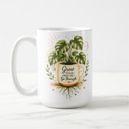 Monstera Plant in Koffiekop | Botanische mok