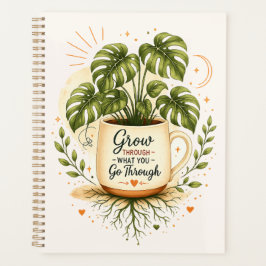 Monstera Plant in Koffiekop | Gezellige Botanische Planner