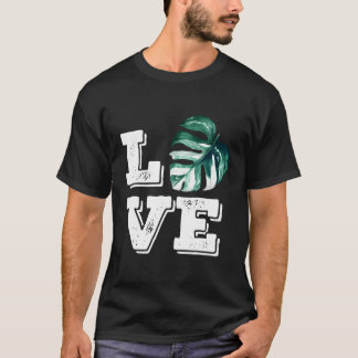 Monstera Plant Love 's Botanische Huis Plant T-shirt