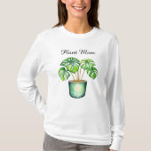 Monstera-plant | Plant Moeder T-shirt (Voorkant)