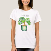 Monstera-plant | Plant Moeder T-shirt (Voorkant)