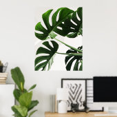 Monstera Poster (Thuiskantoor)