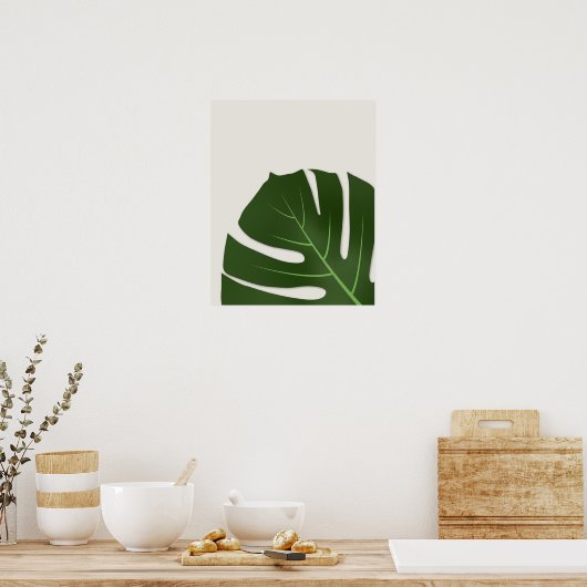 Monstera Poster (Keuken)