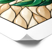 Monstera Raam Poster (Hoek)