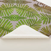 Monstera Sherpa Deken (3/4)