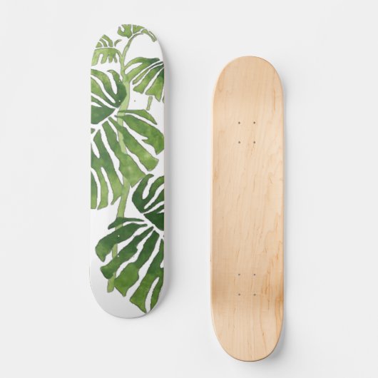 Monstera Skateboard (Voorkant)