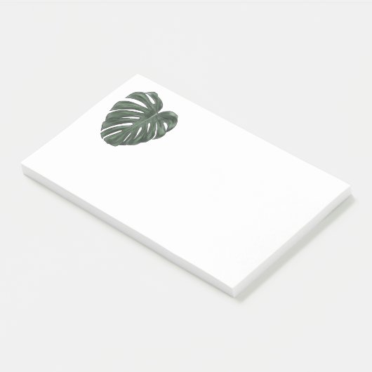 Monstera sticky notes (Schuin)