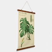 Monstera Swiss Cheese Botanical Wall Tapestry Hangend Wandkleed (Gebogen)
