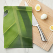 Monstera Swiss Cheese Plant Green Dish Theedoek (Quarter Fold)